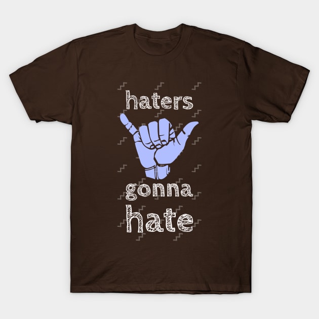 Haters Gonna Hate T-Shirt by Evlar